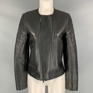 NEIL BARRETT Size S Black Zip Up Jacket